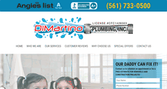 Desktop Screenshot of dimartinoplumbing.com